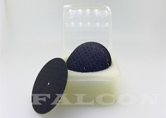 kualitas  Black Reinforced Dental Diamond Discs 0.7mm Cut off Grinding Wheel pabrik