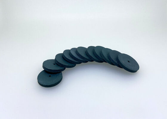 kualitas  3.0mm Dental Rubber Diamond Polisher Finishing Discs HP Shank For Alloys Metals pabrik