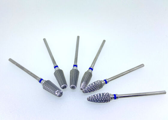 kualitas  Straight Edge Dental Diamond Burs Sharp Tungsten Carbide Grinder For Crown pabrik