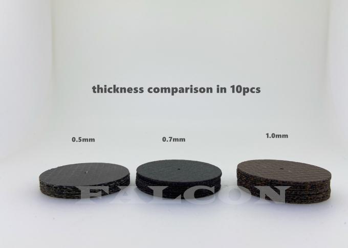 Cakram Berlian Gigi Bertulang Hitam 0,7mm Memotong Roda Gerinda 1