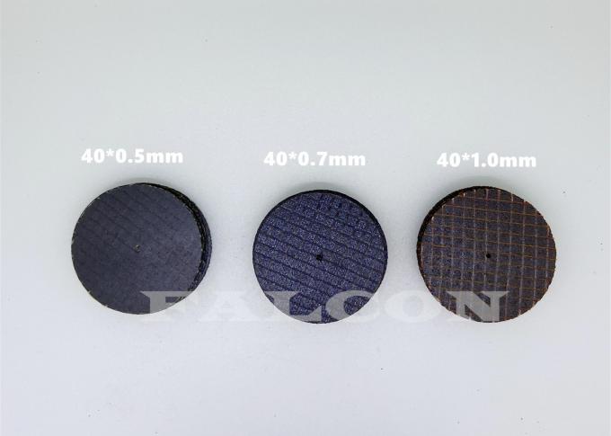 Cakram Berlian Gigi Bertulang Hitam 0,7mm Memotong Roda Gerinda 2