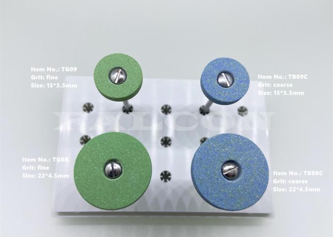 Grinding Sintered Diamond Disc Mounted Zirconia Polishing Burs 4.5mm Tebal 0