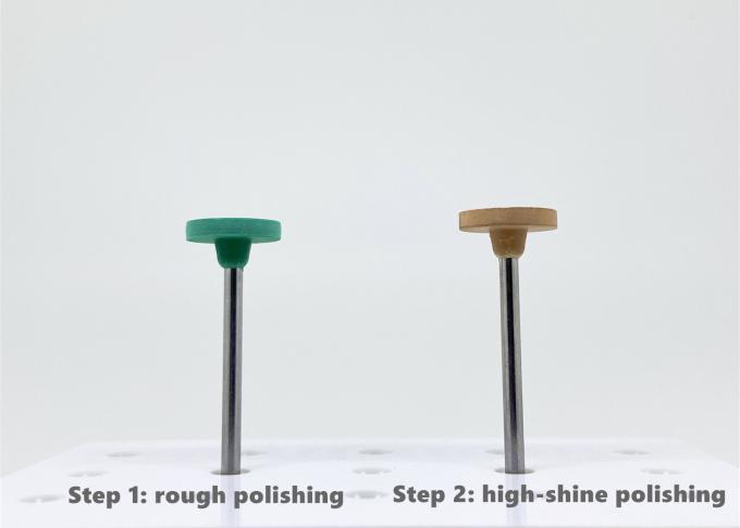 Sintered Zirconia Polishing Burs Semua Keramik Karet Polishing Wheels Bentuk T 1
