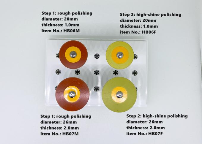 Roda Pemoles Karet Silikon Gigi Emax Lithium Disilicate Grinding Disc 0