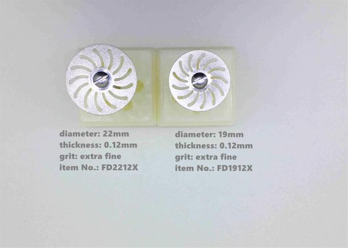 Whirlwind Flexible Dental Lab Diamond Disc Tipis Untuk Porselen Zirkonia 0