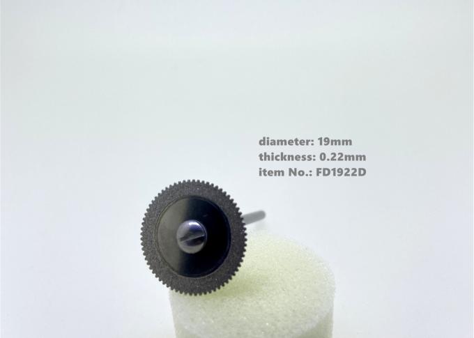 Cakram Berlian Fleksibel Dilapisi Zirkonia 0.22mm Cakram Pemotongan Abrasive 0