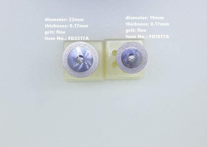 0.17mm Fleksibel Diamond Disc electroplating Grinding Wheel Zirkonia 0