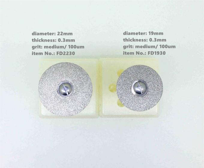 Cakram Gerinda Dilapisi Berlian Cepat Cepat 0.3mm 22mm Cakram Pemotong Bulat Fleksibel 0