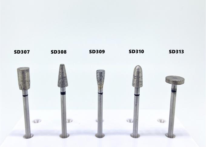 Disk Pemotong Batu Berlian Super Kasar HP Shank Flat End Tapered Diamond Bur 0