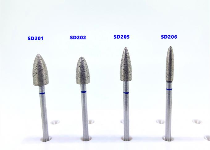 Roda Pemotong Plester Logam Biru HP Shank Sintered Abrasive Grinding Stone 2.35mm 0
