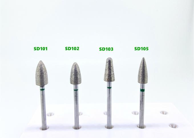 Roda Pemotong Plester Handpiece Grit Kasar Sintered Diamond Polishing Burs 0