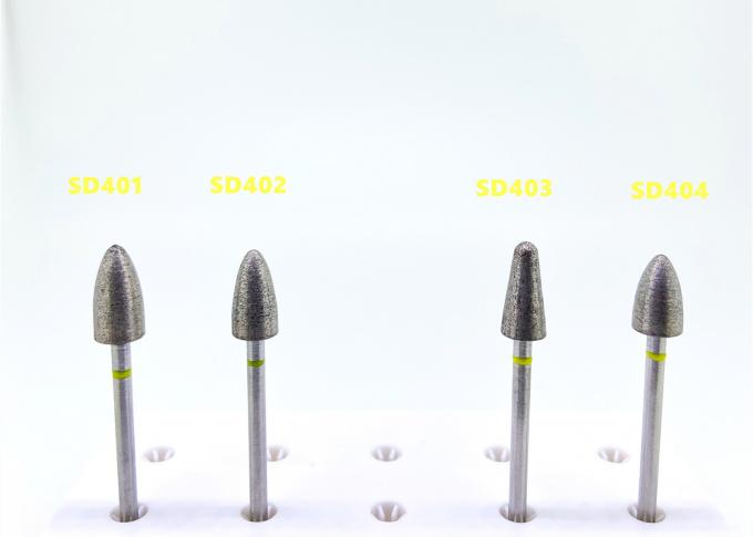 Abrasive Polishing Burs Dental Sintered Cylindrical Diamond Bur HP Shank 0
