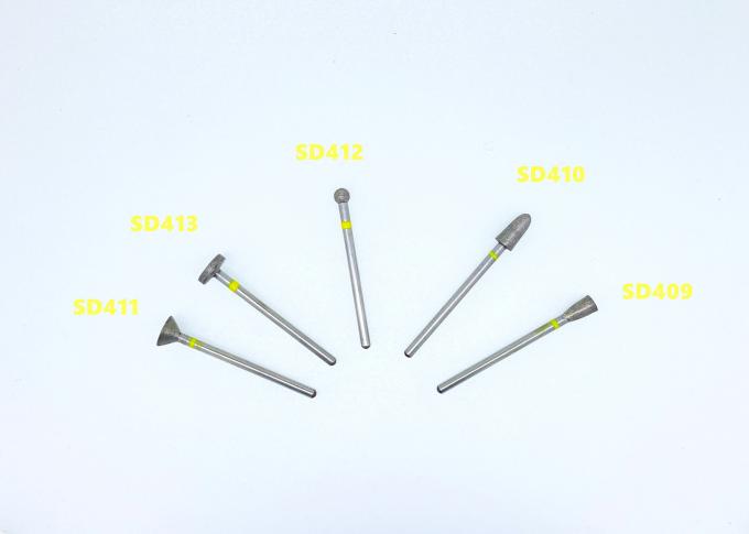 Roda Pemotong Plester Handpiece Peluru Sinter Flat End Diamond Bur 1