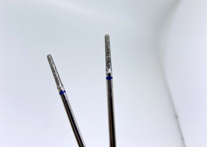 Plated Coated Tapered Round End Diamond Bur 2.35mm Abrasive Cutting Wheels 0