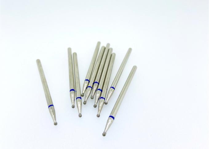 Roda Gerinda Berlian Dilapisi Alami Batu Plester Bur Gigi 1.5mm Dia 1