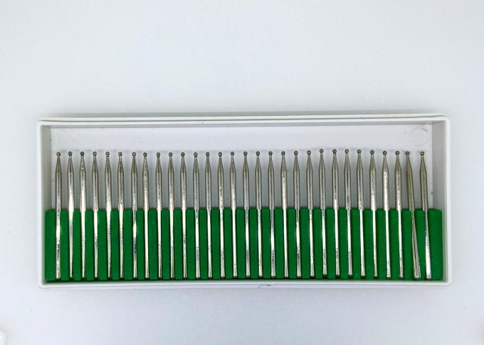 Batu Gerinda Berlian Dilapisi HP Shank Ball Shape Dental Diamond Burs 1