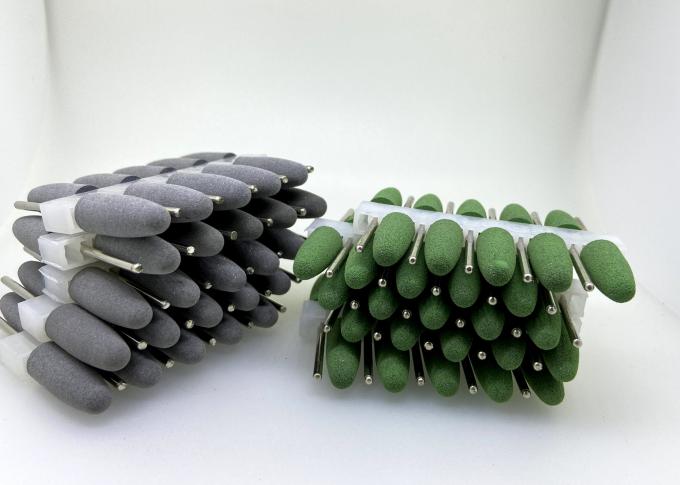 Roda Karet Silikon Gigi 2.35mm Menyesuaikan Berlian Akrilik Burs Untuk Gigi Palsu 1