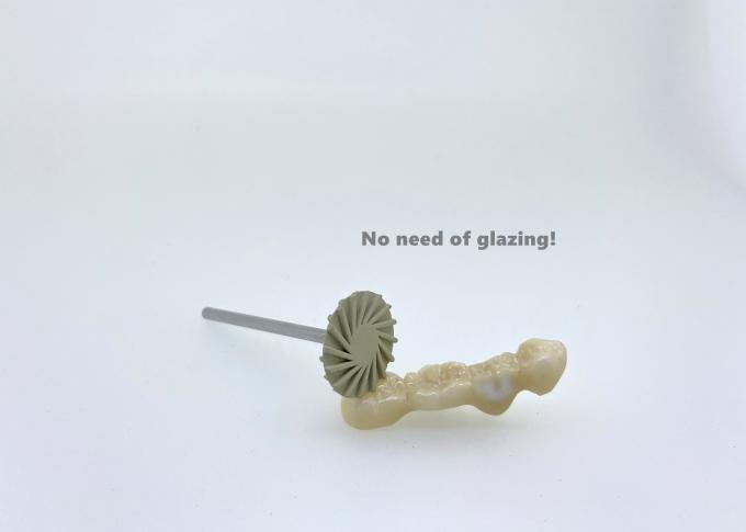 High Gloss Dental Rubber Diamond Polisher Wheel Polishing Bur HP Shank 1
