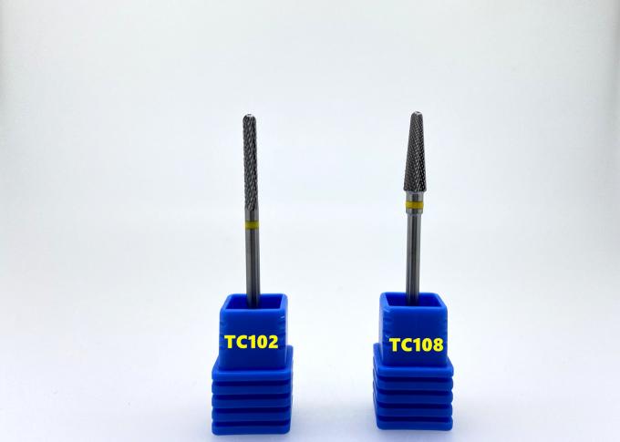 Contouring Dental Tungsten Carbide Burs / Diamond Finishing Burs Untuk Plester Akrilik 0
