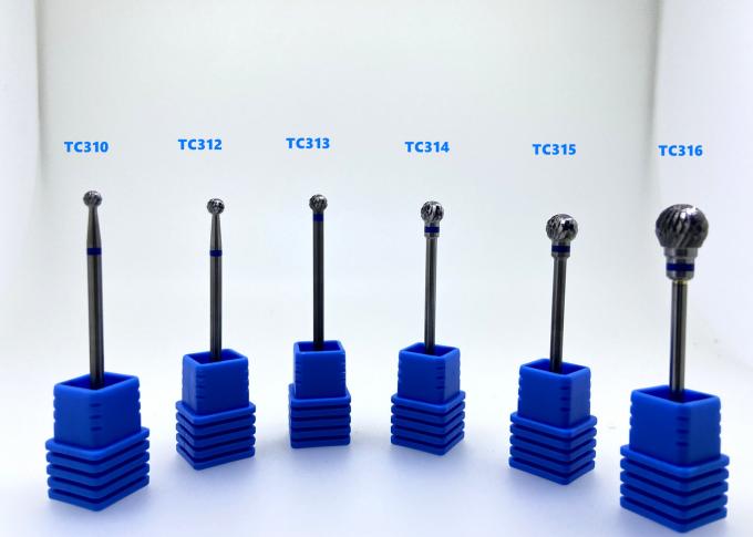 Pemangkasan Akrilik Plester Tidak Dilapisi Bur Tungsten Carbide Grinding Points 0
