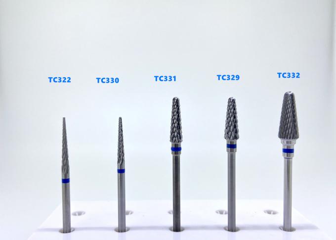 Tungsten Carbide Dental Sintered Diamond Bur Untuk Plester Model Logam Porselen 0