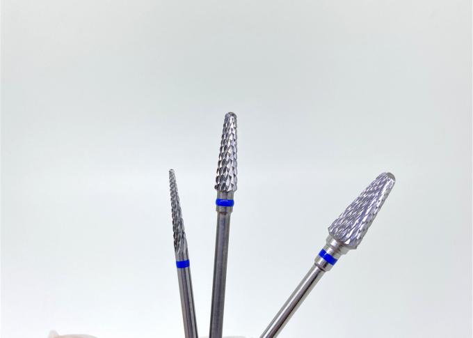 Tungsten Carbide Dental Sintered Diamond Bur Untuk Plester Model Logam Porselen 1