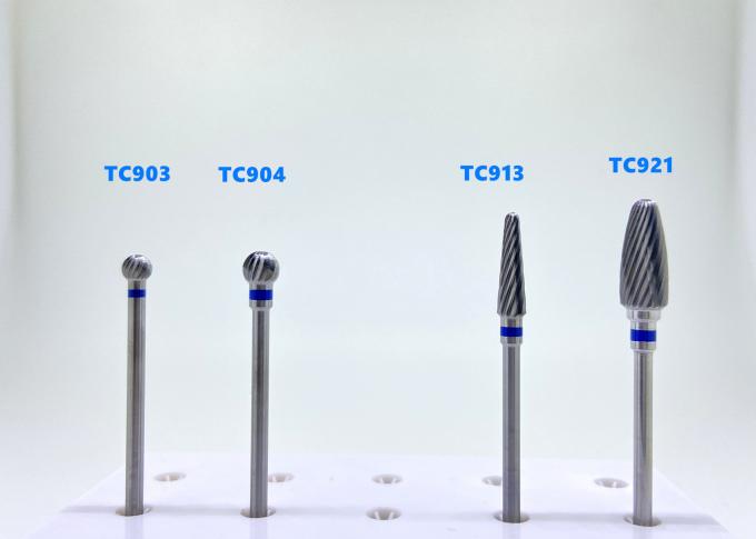Uncoated Dental Diamond Burs HP Shank Tungsten Carbide Cutter Medium Standar 0